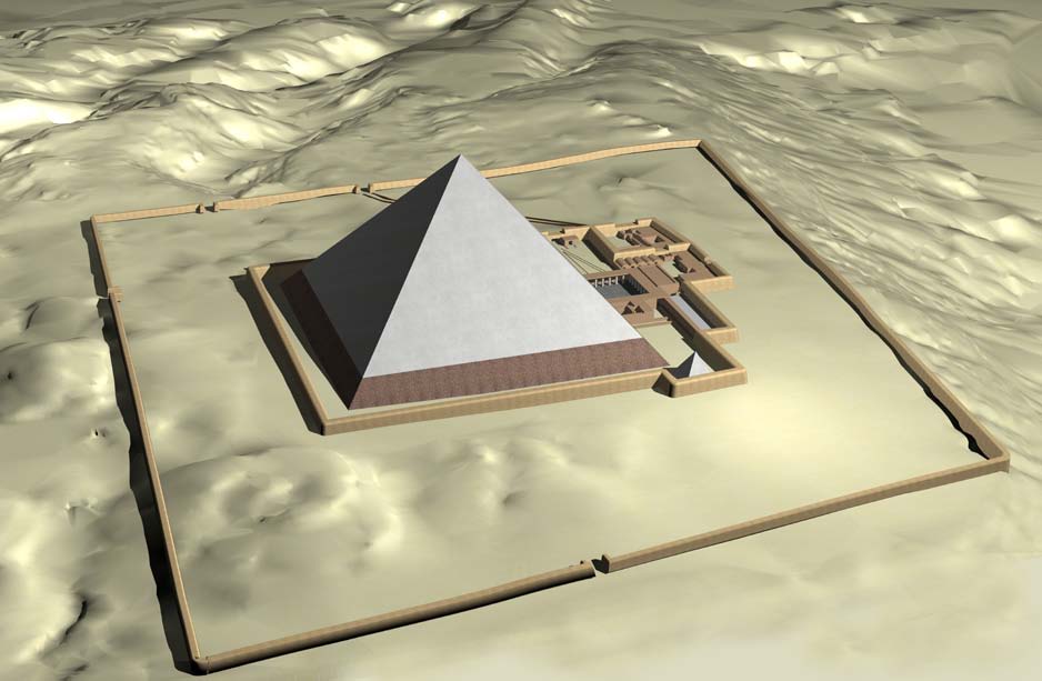 Reconstitution de la pyramide d’Abou Rawash