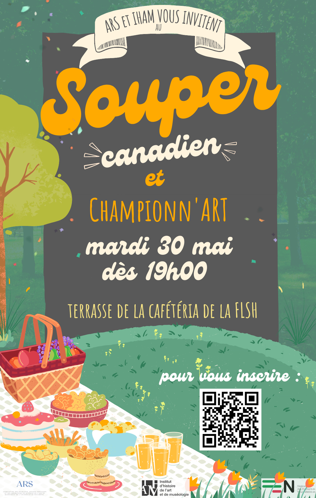 Flyer _souper.jpg (Colorful Picnic Birthday Party Invitation Your Story...