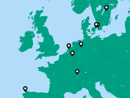 Map of EuMIG Partners